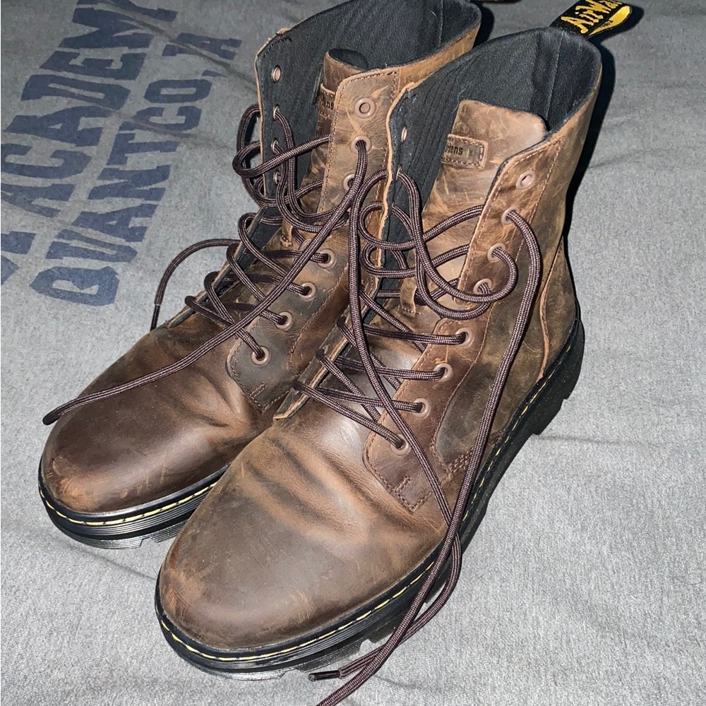 Doc Martin Crazy Horse Leather Boots